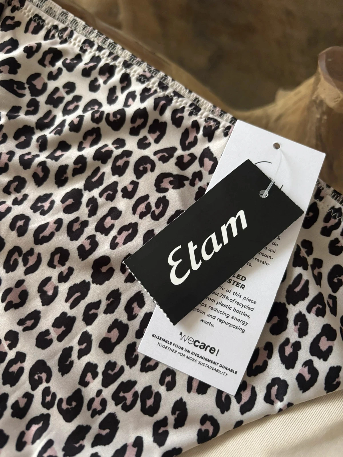 Bas de maillot de bain Etam léopard ficelle 44 – photo 3
